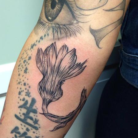 Tattoos - Blackwork Flower- Instagram @michaelbalesart - 108880